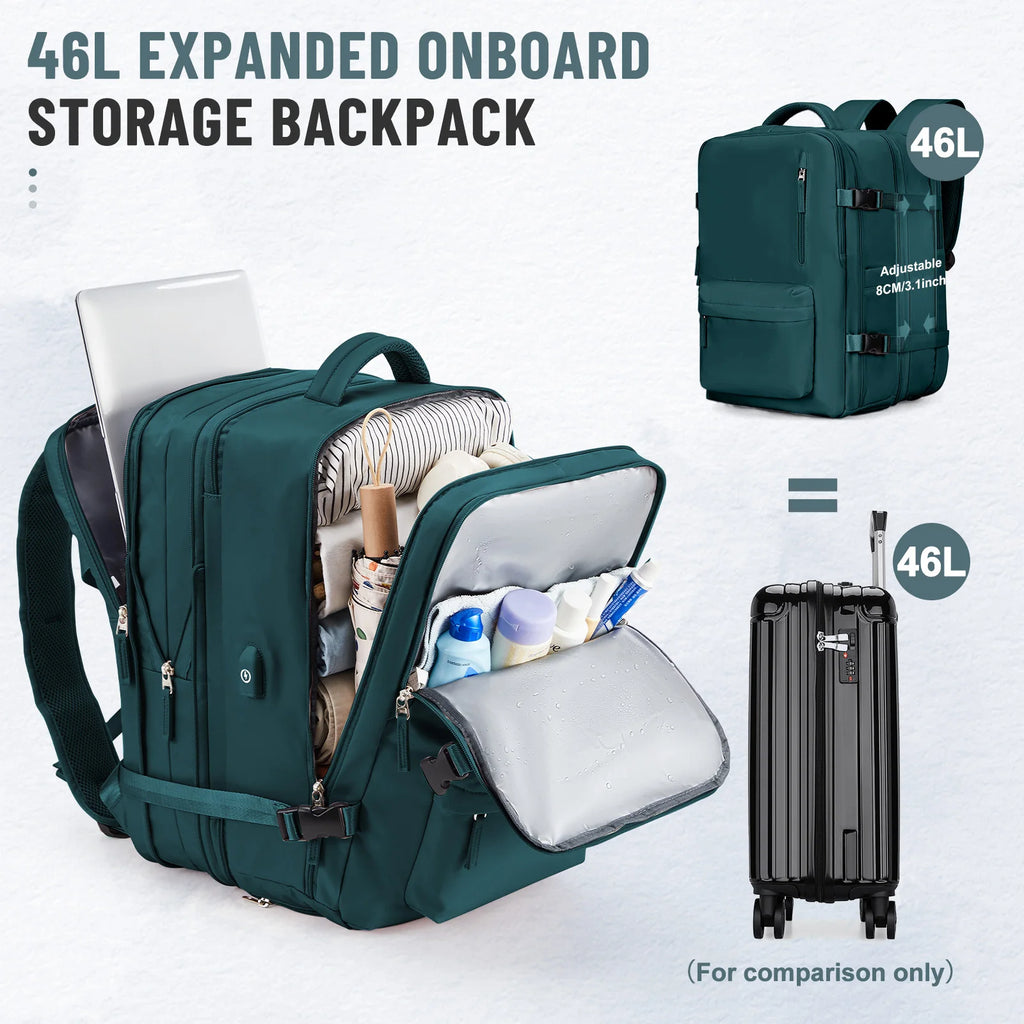 Backpack for Women Men Waterproof Air Travel Backpack Hand Luggage Laptop Bags Large Capacity Expansion Backpack Shoulder Bag