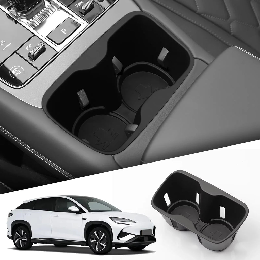 For BYD Sealion 7 2024 2025 Armrest Storage Box Cup Holder Central Control Storage Sundries Box Car Interior Accessories