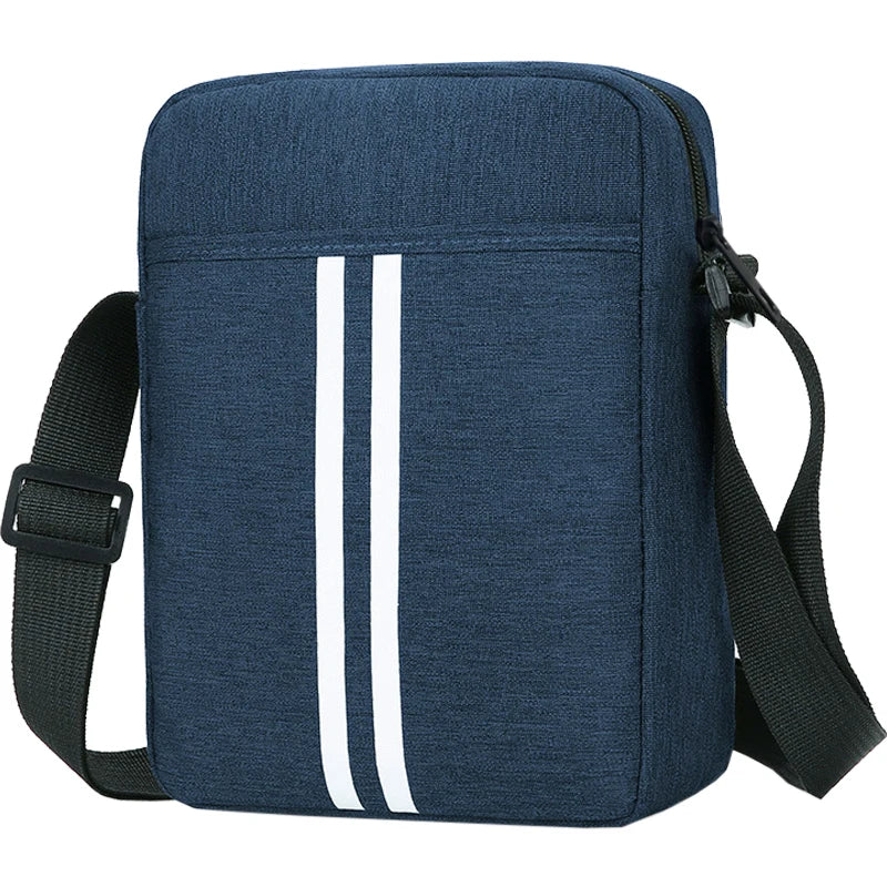 Daily Wear Sporty Stripe Crossbody Bag Fashion Solid Tone Purse, Practical Size for Daily Commute and casual outdoor outings