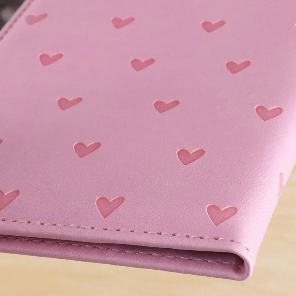Luxury Love Printed Passport Protective Cover Portable Cute Travel Passport Case PU Leather Wallet Purse