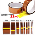 3-100mm Gold High Temperature Heat BGA Tape Thermal Insulation Electronics Board Protection Polyimide Adhesive Insulating Tape