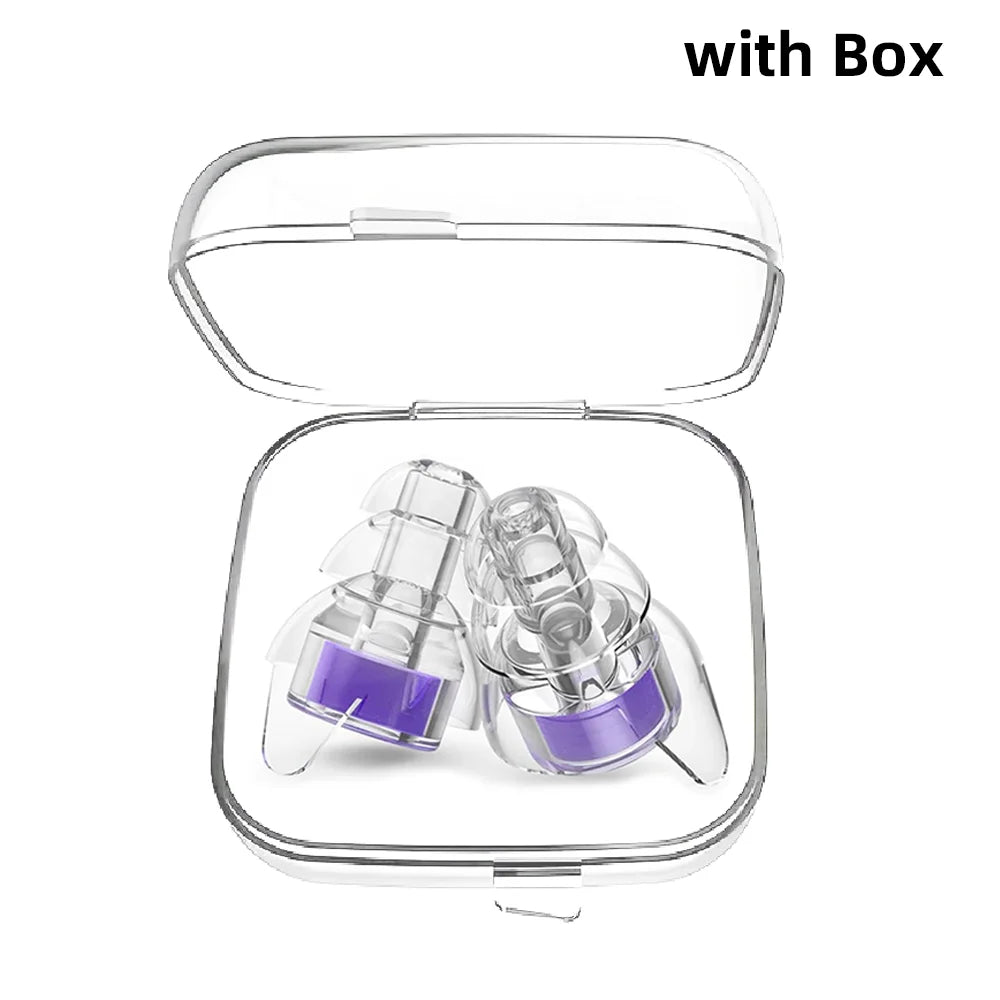 High Fidelity Concert Earplugs for Concerts Musicians，Earplugs for Noise Reduction，Ear Protection for Music Festivals