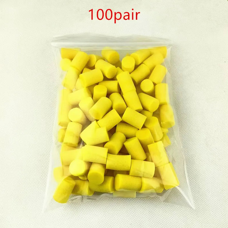 3M EAR 312-1201 Earplugs Anti-noise Classic Earplugs Small for Child Women's Sleep Yellow Earplugs