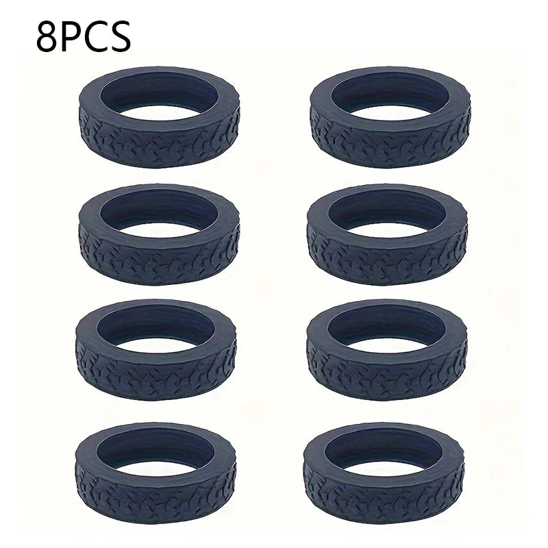 8pcs Luggage Wheel Protection Cover, Silicone Wheel Cover, Luggage Wheel Cover Cover, Noise Proof Foot Cover, Luggage Racks
