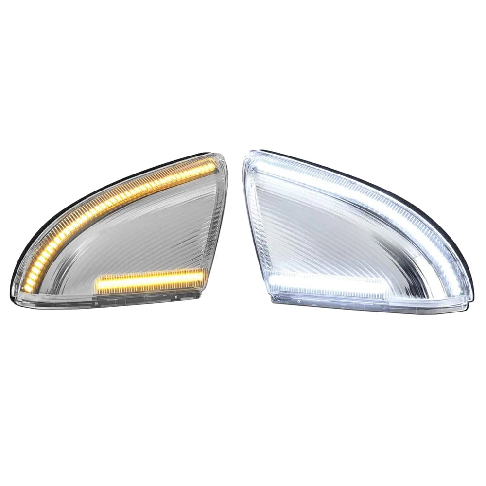 12V 2Pcs Sequential Side Marker Mirror Indicator Light LED Dynamic Turn Signal Blinker  For Dodge Ram 1500/2500/3500 2009-2018