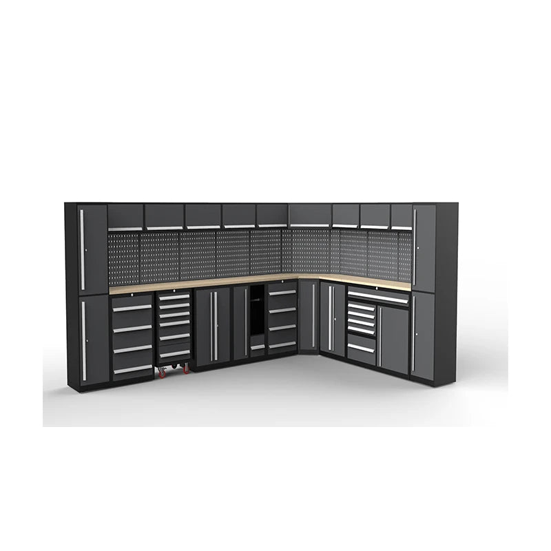 JZD Workstation  Combo Workshop Storage Roller Tool Box Cabinets Tool Box Garage Cabinet and Workbench