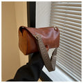 HOMEFISH Vintage Leather Boston Women Small Handbag and Purse Designer Crossbody Bag Female Casual Travel Pillow Shoulder Bag