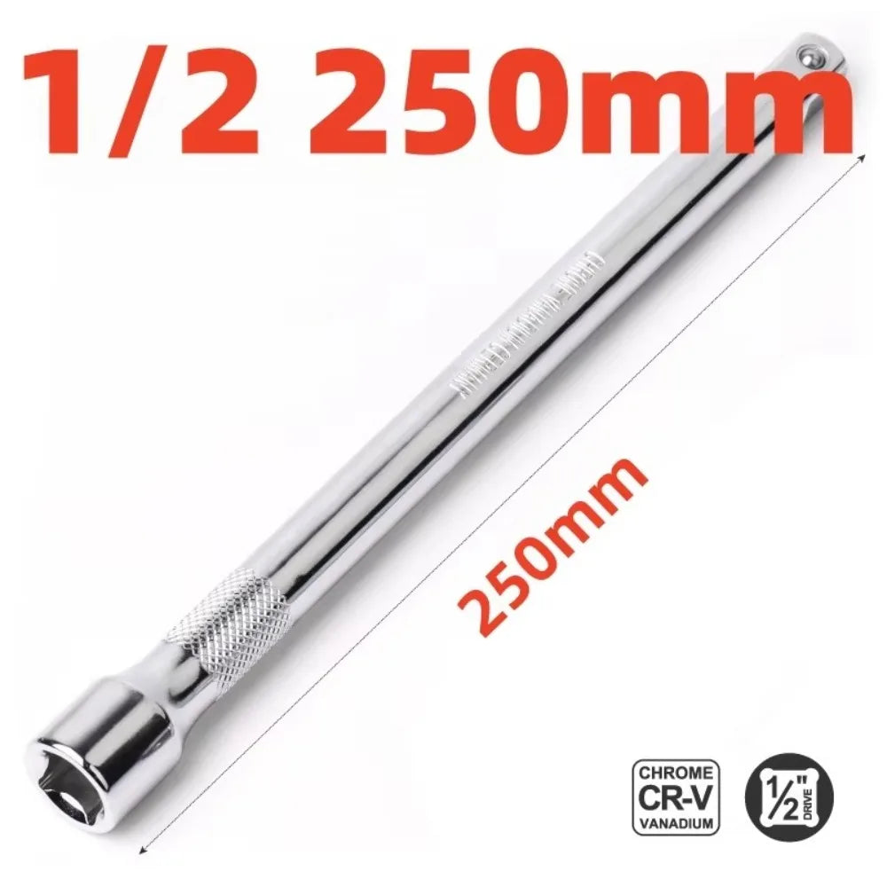 Hand Tool 1/4" 3/8" 1/2" Ratchet Wrench 50/100/150/250mm Professional Extension Bar Ratchet Wrench Extension