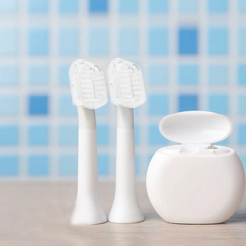 20Pcs Electric Toothbrush Head Protection Covers Transparent Travel Portable Caps for Manual and Electric Heads