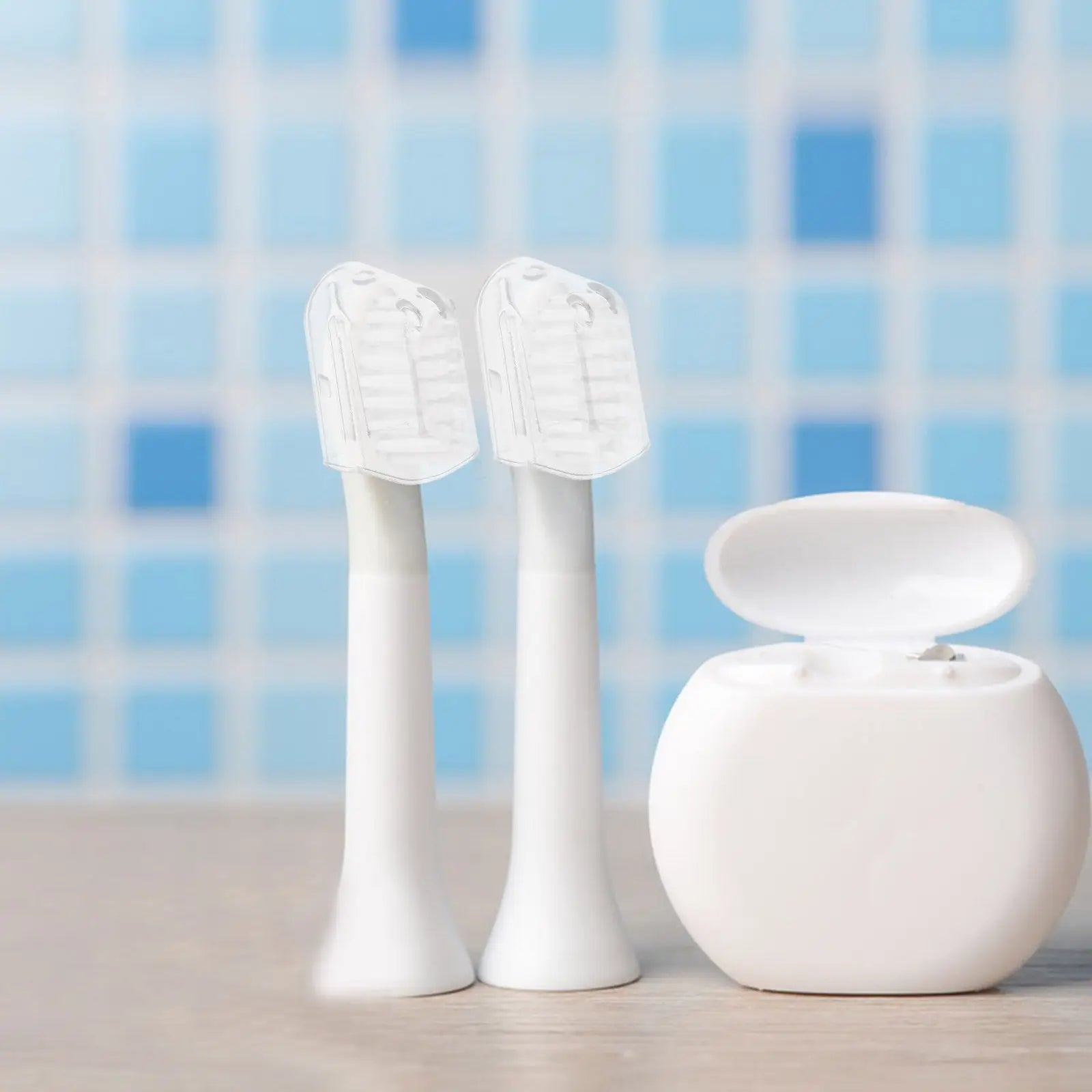 20Pcs Electric Toothbrush Head Protection Covers Transparent Travel Portable Caps for Manual and Electric Heads
