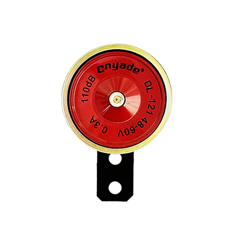 12V 24V 48V 60V Electric Car Scooter eBike Universal Motorcycle Snail Round Super Loud Waterproof Horn Kit 105DB 110DB Speakers