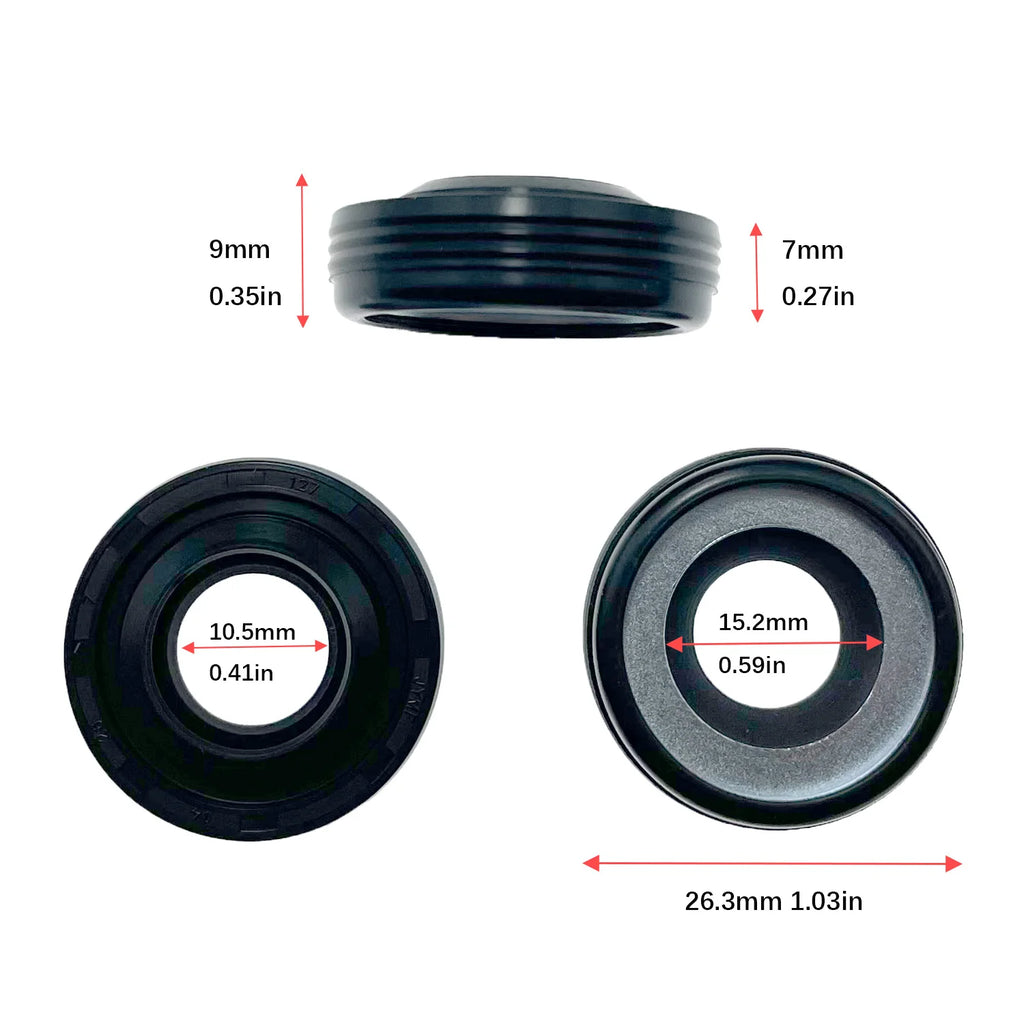 48Pieces automobile air conditioning compressor oil seal set for FS10 7SUB16 MAS90/105 A32 DKS32C 10PA15C/17C HCC V5 shaft seal