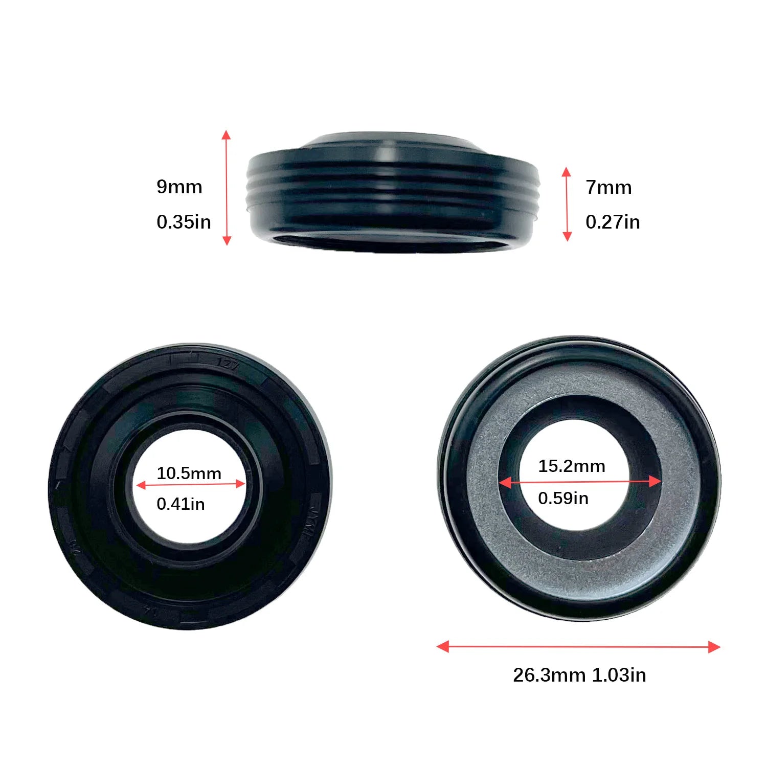 48Pieces automobile air conditioning compressor oil seal set for FS10 7SUB16 MAS90/105 A32 DKS32C 10PA15C/17C HCC V5 shaft seal
