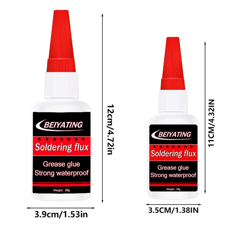 35g 50g Industrial Grade Welding Glue High Strength Quick Dry Adhesive for Metal Rubber Plastic Wood Ceramic