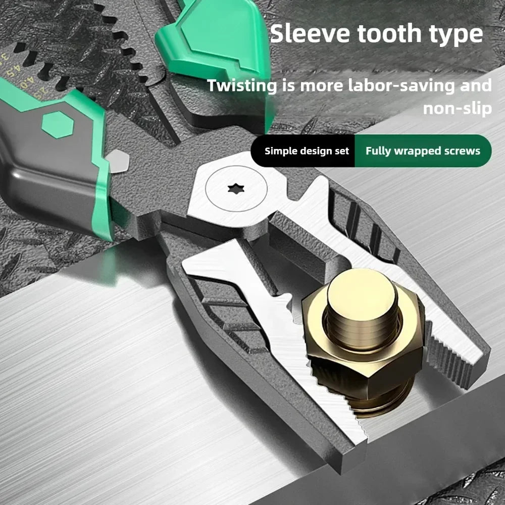 Professional Multifunctional Diagonal Pliers Needle Nose Universal Wire Cutters - Essential Hardware Tools for Electricians