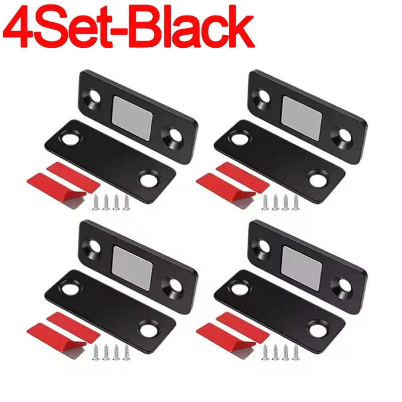 Household Magnetic Cabinet Catches Invisible Magnets Door Stopper Patch Self-Adhesive Furniture Drawer Window Door Closer Latch
