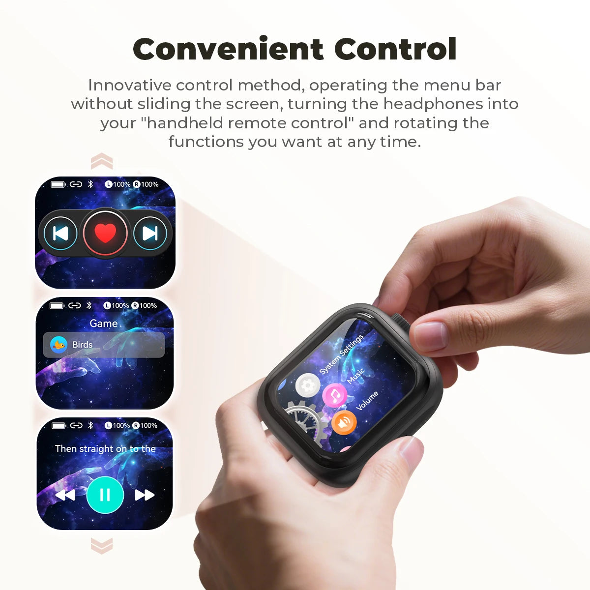 AI Translator Earbud HTC NE40 TWS LCD Touch Screen 48H Battery Life Wireless Bluetooth Earphone With MIC HD Call IPX5 Waterproof
