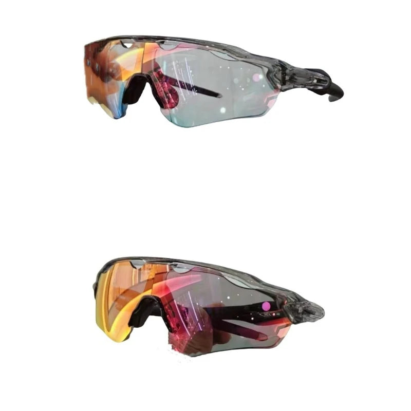 2026 Mountaineering UV resistant glasses, outdoor sports, running, cycling, windproof glasses, color changing glasses