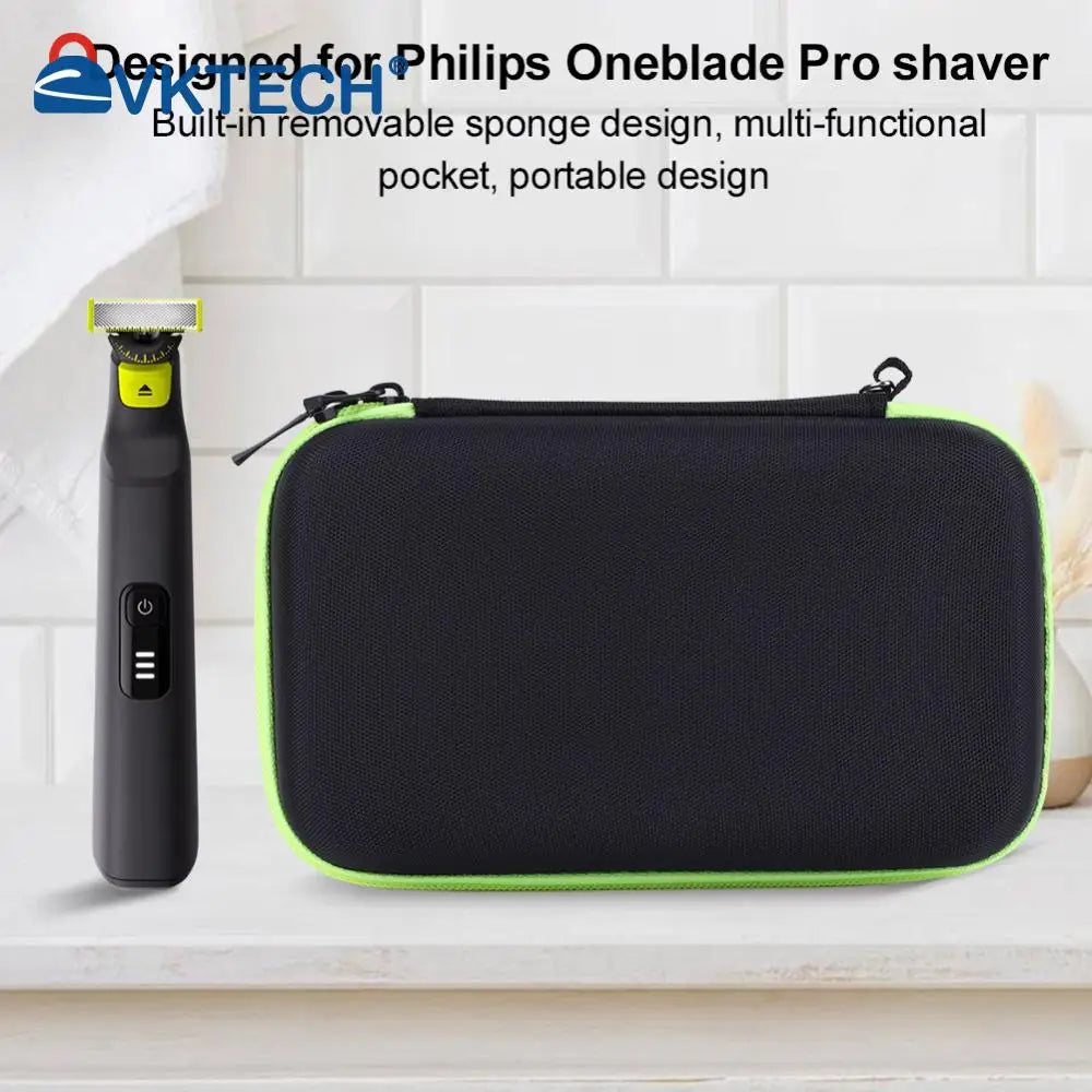 Carrying Case Electric Trimmer Shaver Travel Case Cover Carrying Bag for  OneBlade Pro and Accessories