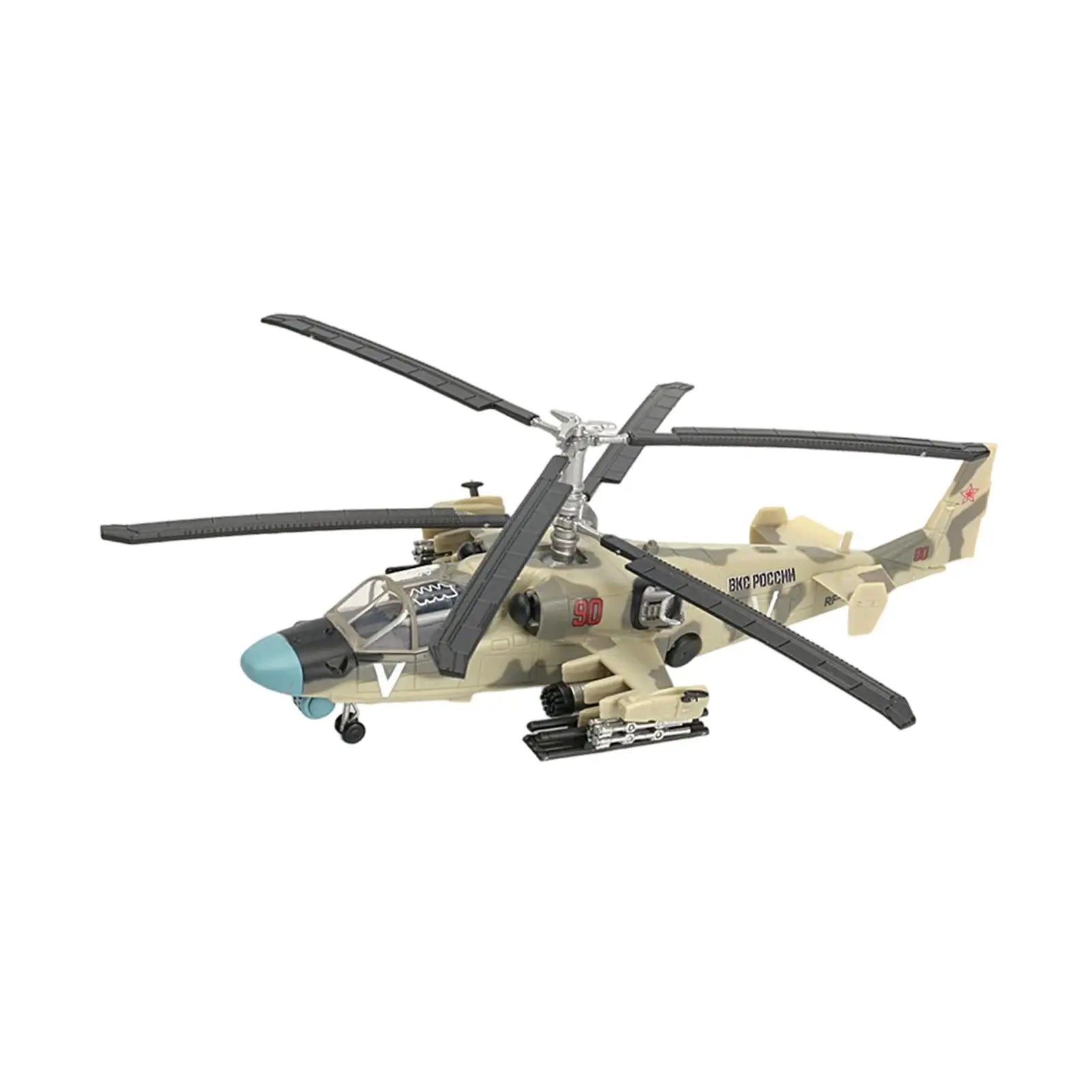 1/72 Scale Aircraft Model Building Kit Helicopter Airplane Display Model for Cafes
