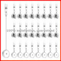 25Pcs Retractable Badge Reels Badge Reel Clips Badge Holders with Swivel Alligator Clip Retractable ID Name Card Holders-A13G