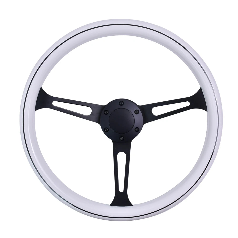 380mm Round Hole Bracket Steering Wheel ABS Material with Rivets for Automotive Accessories