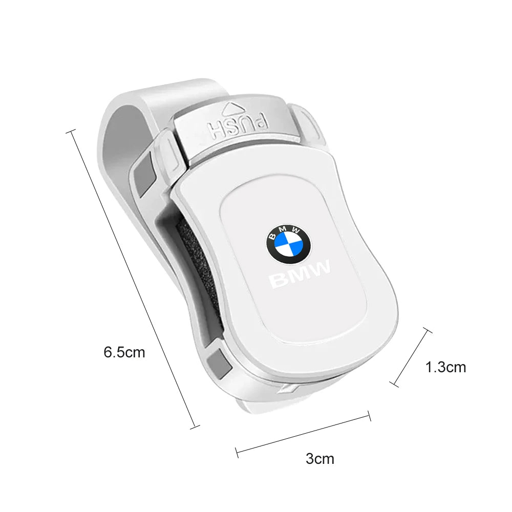 Car Visor Glasses Storage Clip Sunglasses Holder for BMW X1 X3 X4 X5 X6 F15 F16 1 3 5 6 7 Series G30 G32 G11 F48 F39 520 525 320