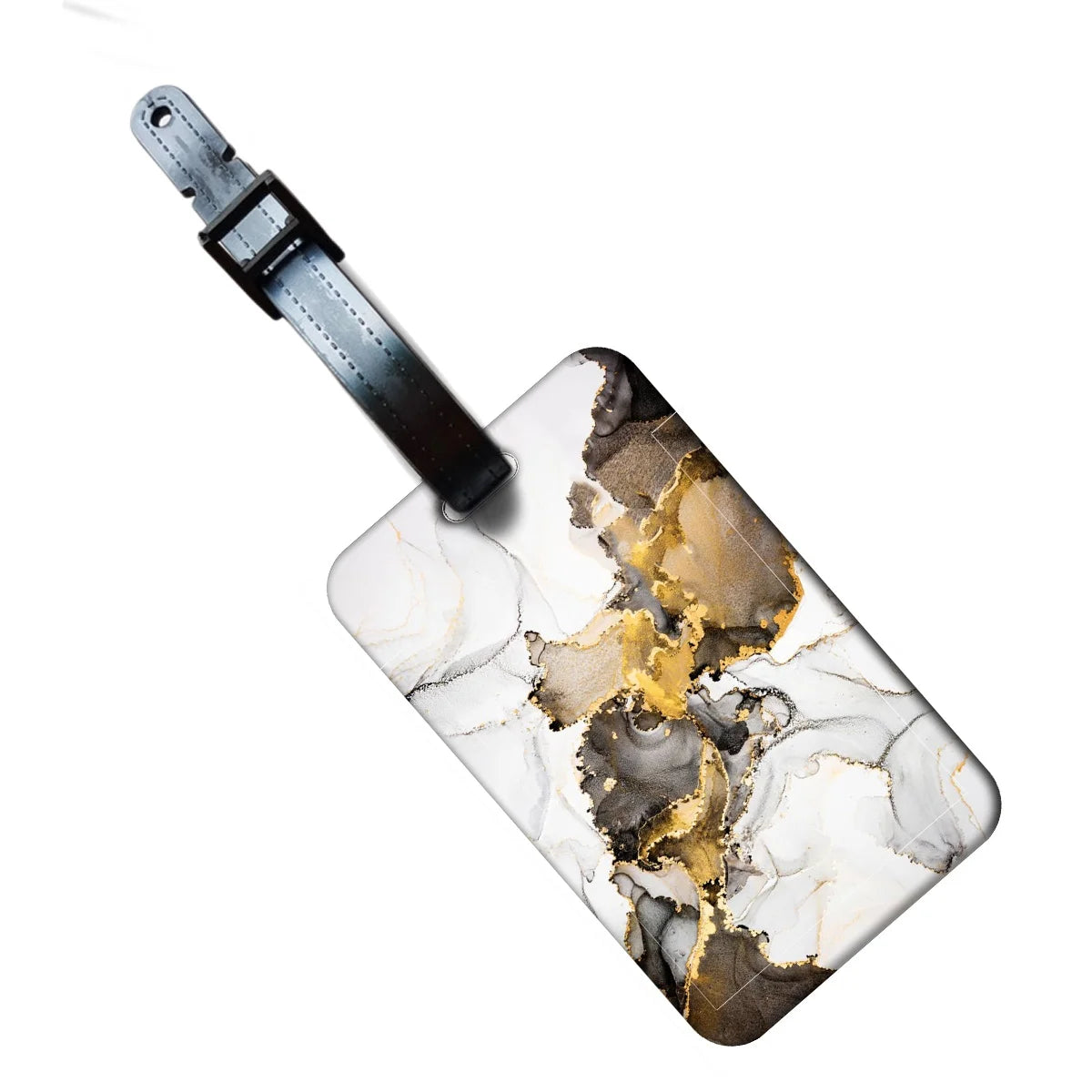 5 Marble Patterns Luggage Tag for Suitcases Travel ID Bag Tag for Men Backpacks Address Holder Baggage Boarding Portable Ticket