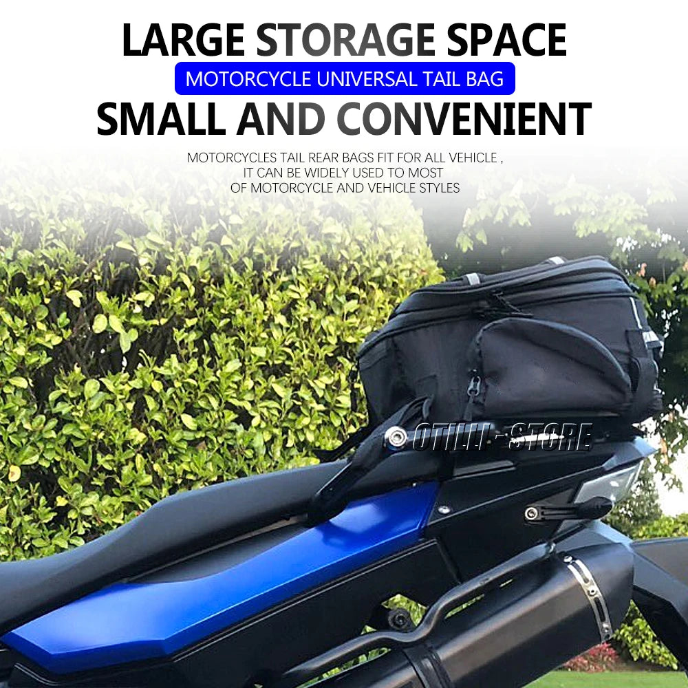 New Waterproof Motorcycle Tail Bag Multifunction Rear Seat Bag High Capacity For BMW R1200GS R1250GS LC Advenutre F850GS F750GS