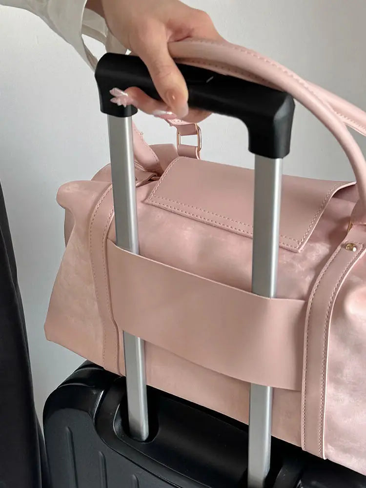 Large Capacity Travel Bag Short Distance Carrying Luggage Bag Fitness Bag Outdoor Travel Crossbody Bag Fashionable Storage Bag