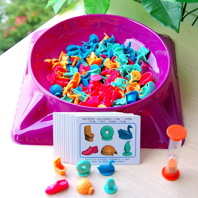 1 Set 26*26*10 Treasure Hunting Toys Training Logical Thinking Parent-child Early Education Family Party Board Game