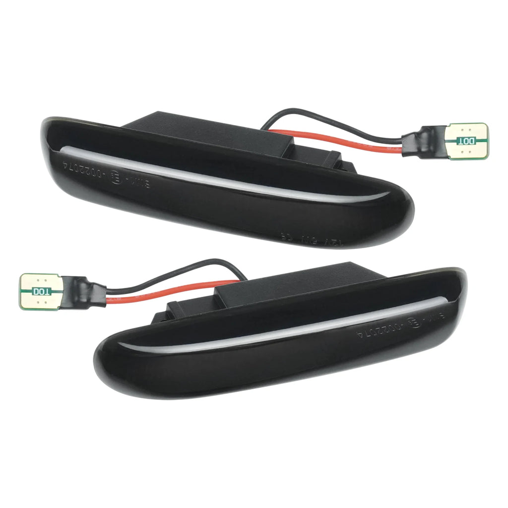 2x LED Side Marker Indicator Repeater Turn Signal Light Lamps For BMW 3 Series E46 Estate Coupe HB
