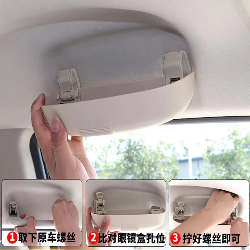 Suitable For Mitsubishi Pajero V97V93V87V98V95V73V75V77  Car Glasses Case To Refit Special Glasses Frame For Sunglasses
