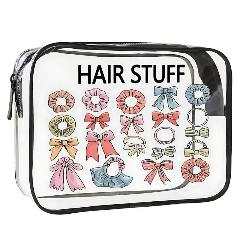 Women Large Capacity Medicine Cosmetic Bag Easy Wipe Clean Travel Toiletry Organizer Pouch For Daily Trip