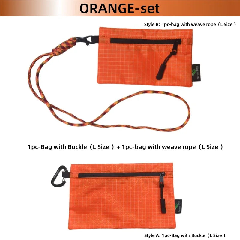 Ultralight Waterproof Organizer Wallet Dyneema Wear-resistant Card Pouch Outdoor Travel Hiking Anti-Tear Portable Coin Cash Bag