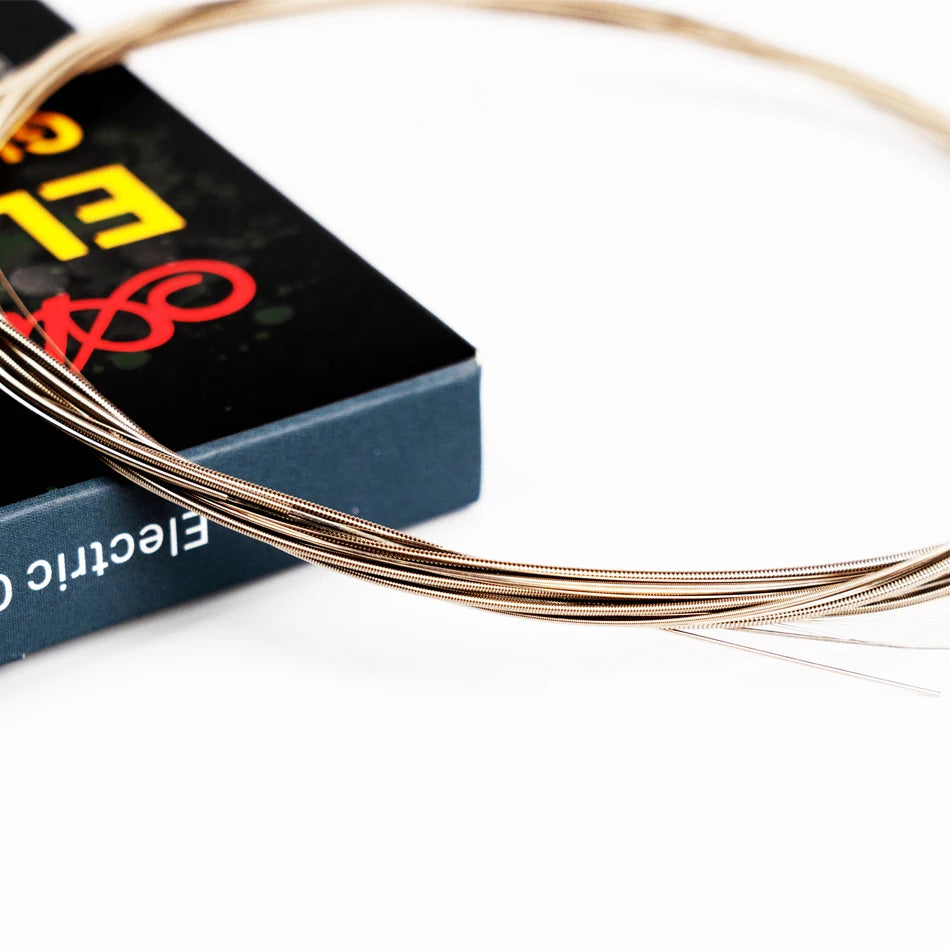 Alice AE530 Electric Guitar Strings Hexagonal Steel Core Nickel Plated Alloy Wound 008-038/009-042/010-046 Performance Practice