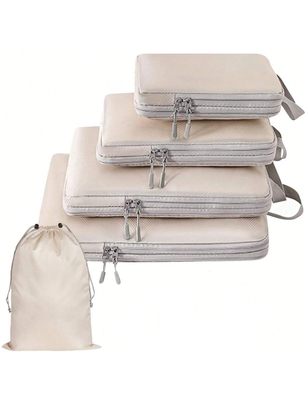 Set/6 pcs Compressible Packing Travel Storage Bag Cubes Waterproof Suitcase Nylon Portable With Handbag Luggage Organizer Ryanai