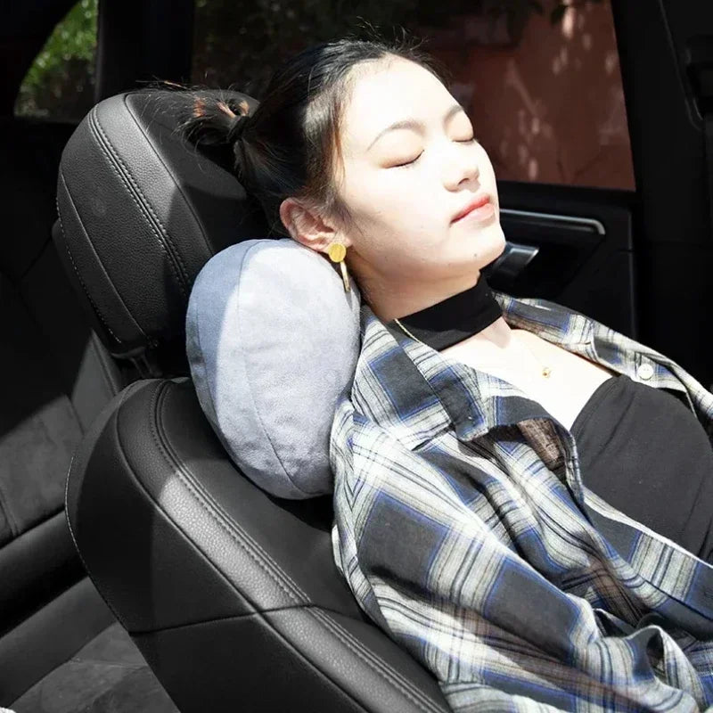 1PC Top Quality Car Headrest Neck Support Seat Soft Neck Pillow Breathable Memory Cotton Design Universal Protector Neck Cushion