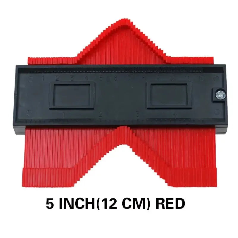 Contour Gauge Duplicator Ceramic Tile Carpet Cutting Template Profile Measuring Angle Ruler Contour Duplicator Woodworking Tools