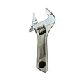 Ultra-Thin Adjustable Wrench with Large Opening Short Handle Mini Monkey Spanner Laser Scale Rubber Coated Key for Bathroom Tool