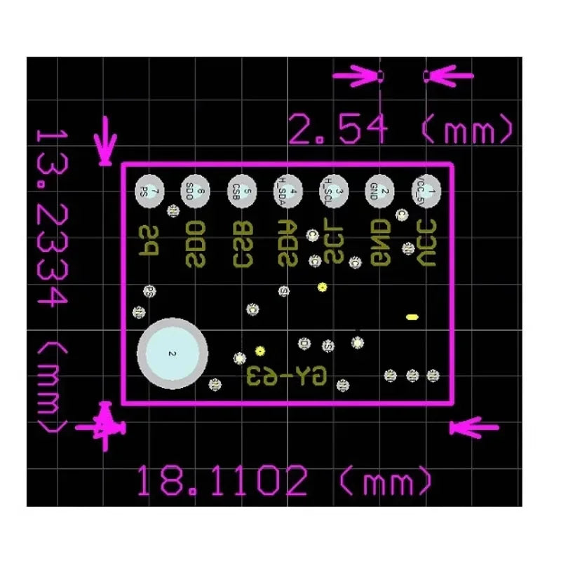 GY-63 MS5611-01BA03 precision MS5611 pressure sensor module height sensor module for arduino
