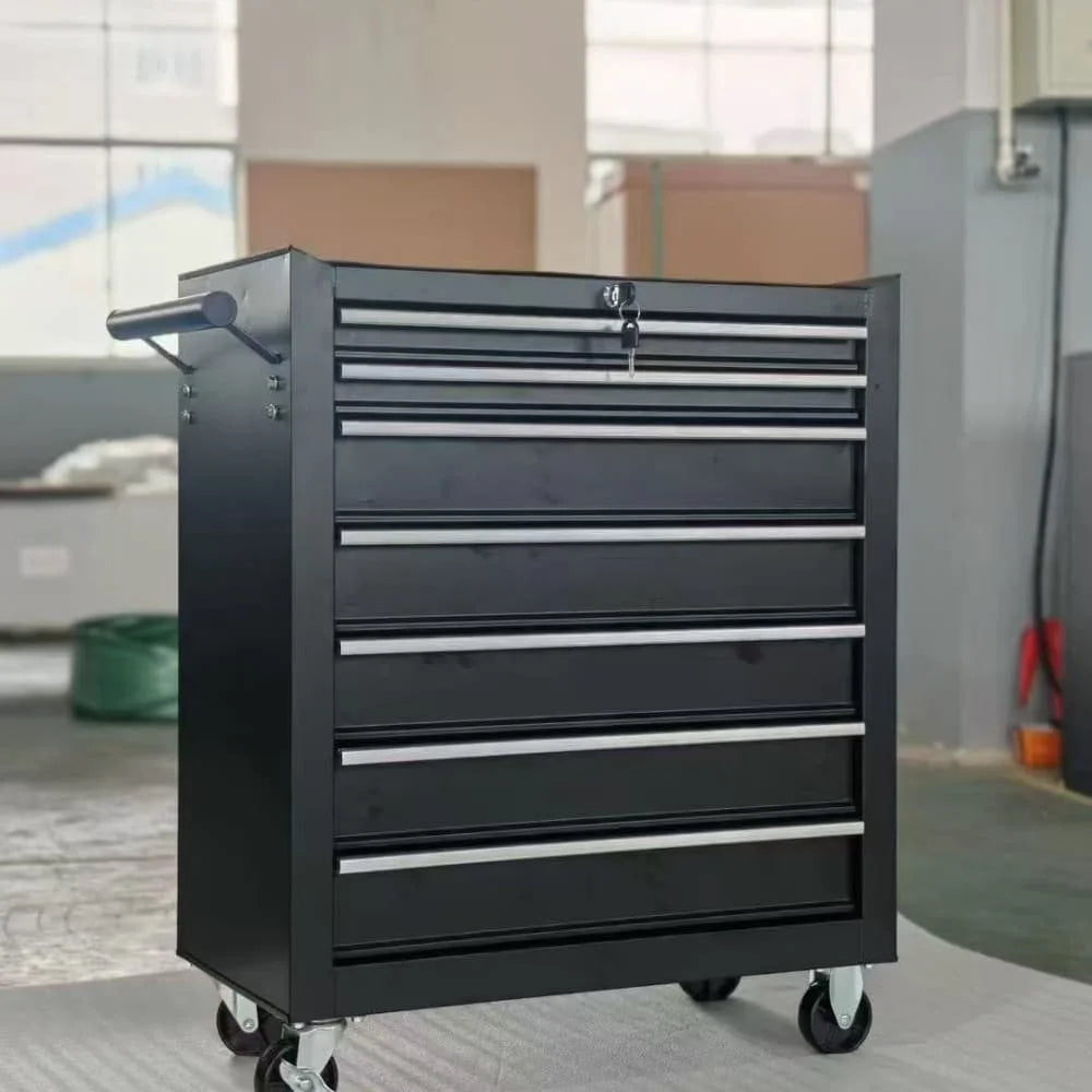 7-Drawer Mobile Mechanic Tool Cabinet With Wheels