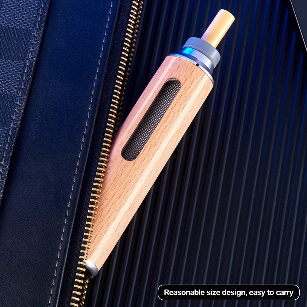 Portable Car Anti-ash Ashtray Mini Ashtray Anti Soot-flying Cigarette Cover Anti-ash Luxury Wood Cigarette Holder Auto Ashtray