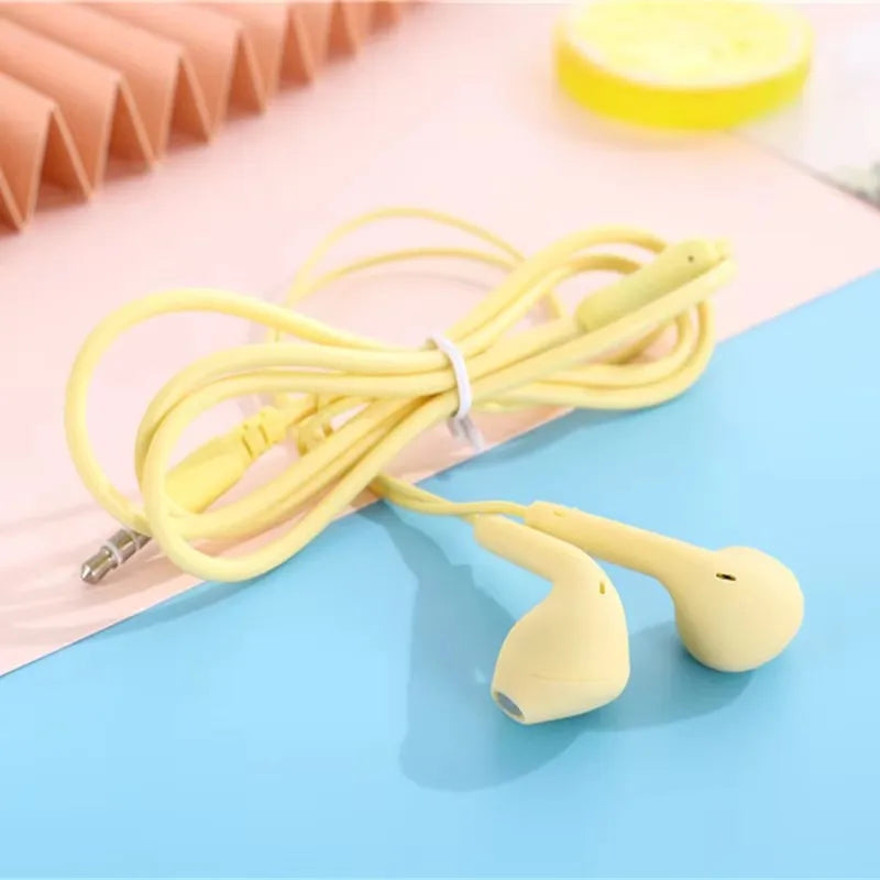 U19 Wired Earbuds 3.5mm Jack Earphones with Mic for iPhone Android Phone Tablet Mini Headphone Sport Headset