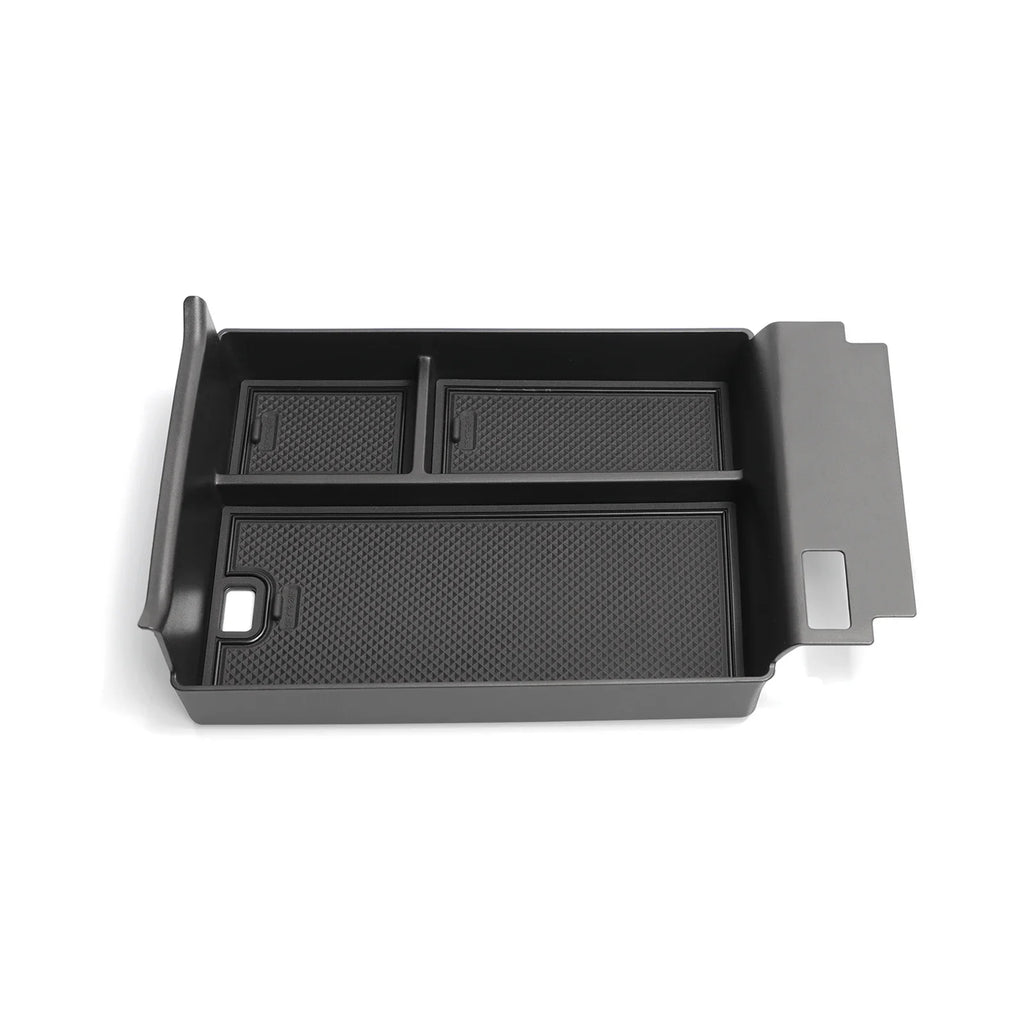 For Chery Tiggo 9 2024-2026 (FULWIN T9/Tiggo 8L/Tiggo 9X) Armrest Storage Box Car Tray Organizers Accessories Tidying Black ABS