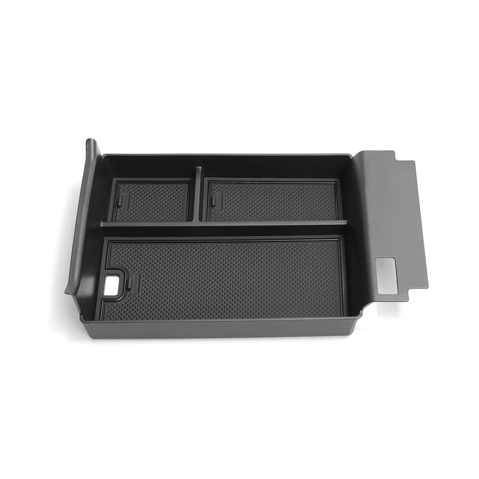 For Chery Tiggo 9 2024-2026 (FULWIN T9/Tiggo 8L/Tiggo 9X) Armrest Storage Box Car Tray Organizers Accessories Tidying Black ABS