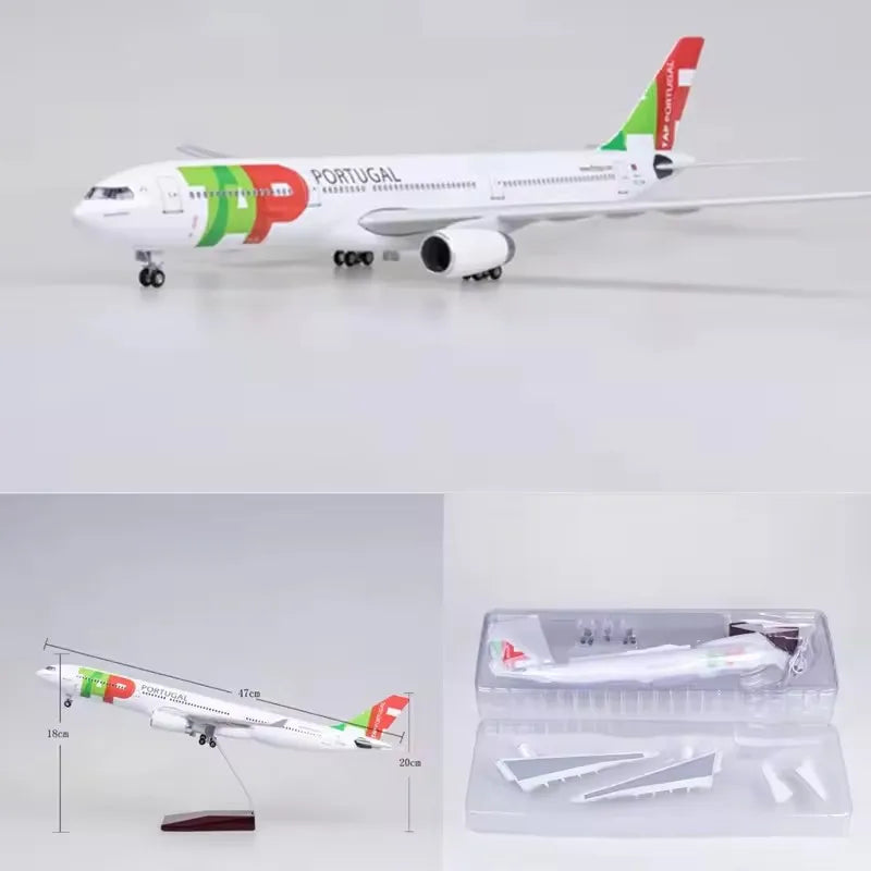 New 1:135 Scale Diecast Resin Model Air Portugal Airbus A330 Airways Airplane Aircraft Collection Display Decoration Gifts