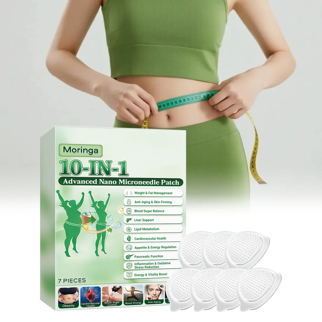 Nano-Microneedle Technology Body Contouring Patch Moringa Oleifera Extract Targeted Body Sculpting Skin Vitality MetabolismBoost