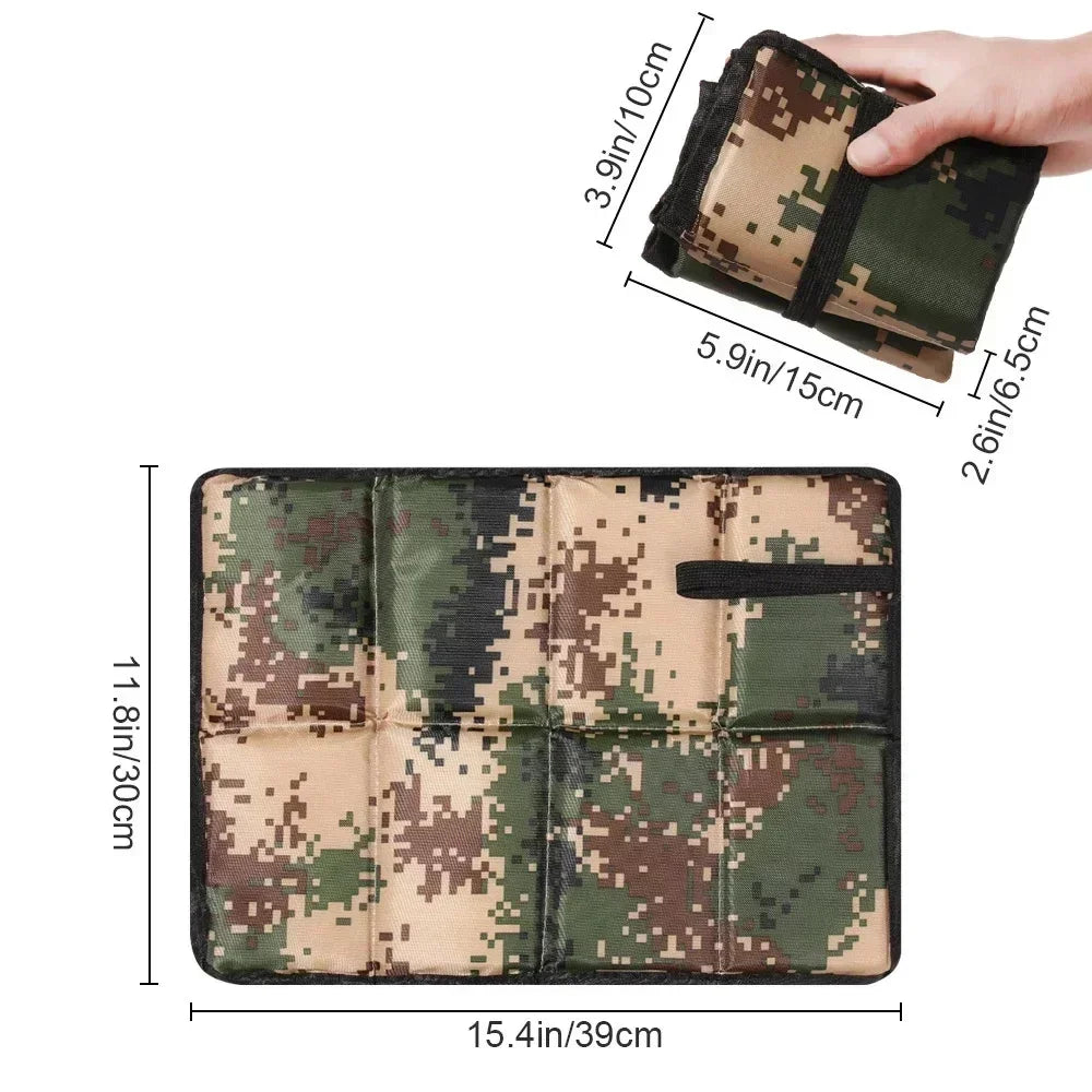 Waterproof Oxford Cloth Sitting Pad - Portable Folding Mat for Hiking/Beach/Picnic, Lightweight Seat Pad with Anti-Dirty Design