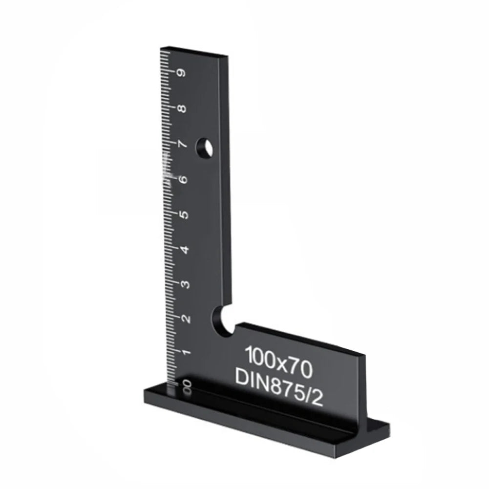 90 Degree Right Angle Square Ruler With Stand Woodworking Ruler Angle Measuring Tool Woodworking Tools